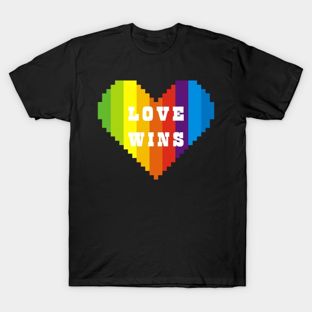 Rainbow pride love winds LGBTQ ally T-Shirt by CameltStudio